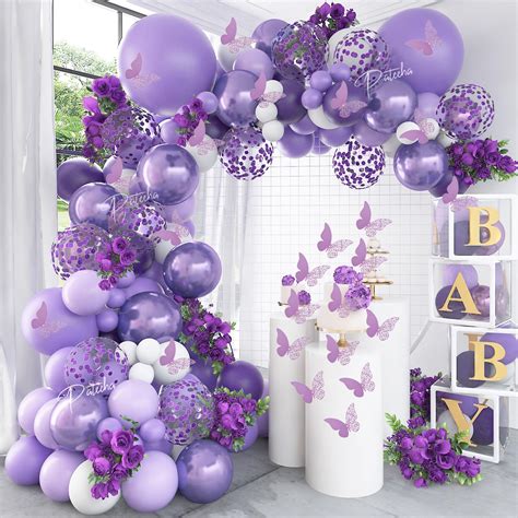 Baby Shower Decorations For A Girl Purple