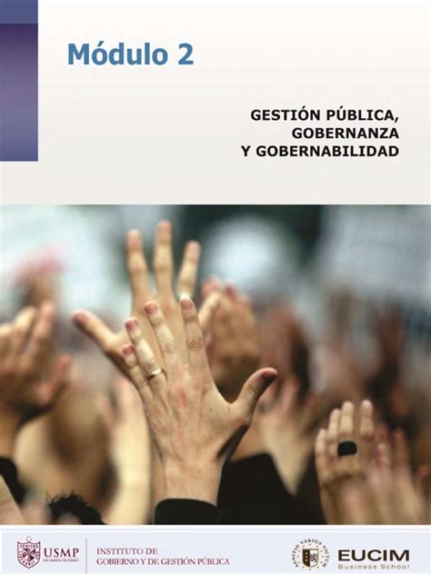 2 Gestión Pública Gobernanza Y Gobernabilidad Pdf Administración Pública Gobernancia