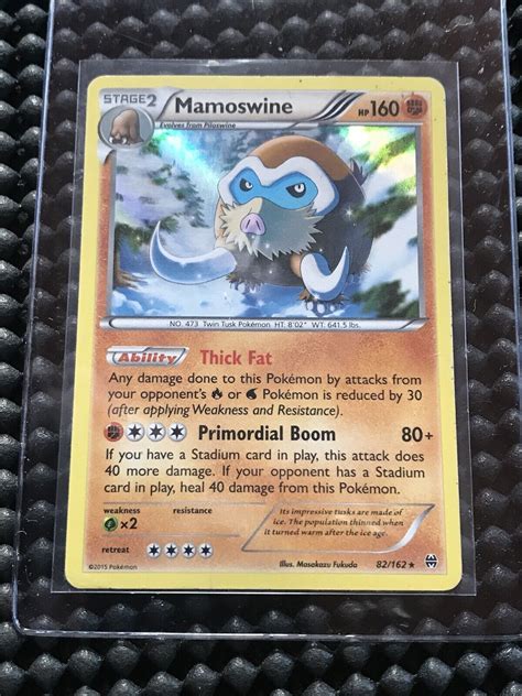 Pokemon Mamoswine Holo Ebay