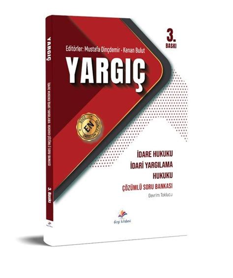 Dizgi Kitap 2022 Adli İdari Hakimlik YARGIÇ İdare Hukuku İdari Yargıla