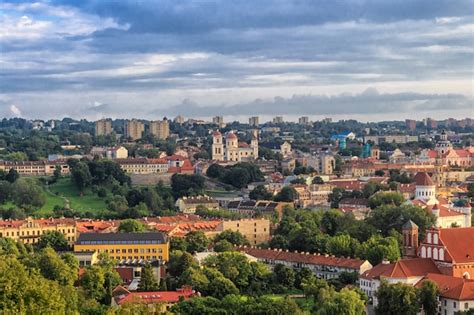 Premium Photo Panorama Of The City The Historic Center Of Vilnius