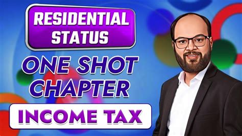 Residential Status Full Chapter Income Tax B BBA CA CMA