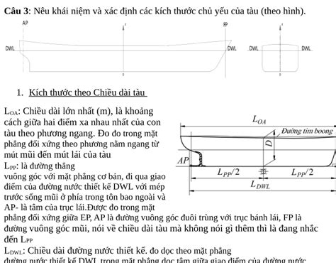 đề Cương Kết Cấu Lý Thuyết Tàu