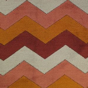 Piccadilly Longwood Driftwood Bold Chevron Pattern Cut Velvet