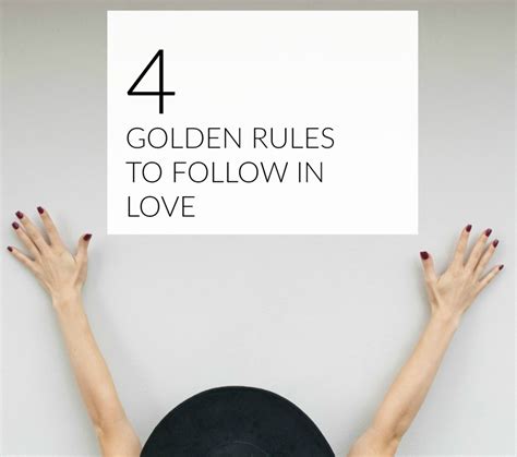 4 Golden Rules I Follow In Love The Red Fairy Project