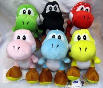 Super Mario Bros Yoshi Plush Doll Anime In Set Of