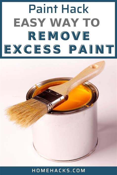 A Paint Can With A Brush In It And Text Overlay That Reads How To