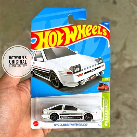 PUTIH Hotwheels Toyota AE86 Sprinter Trueno White Shopee Singapore