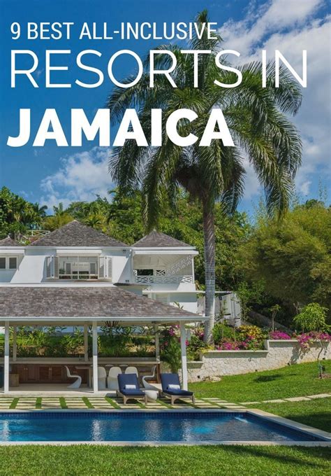 a house with the words best all - inclusive resort in jamaica