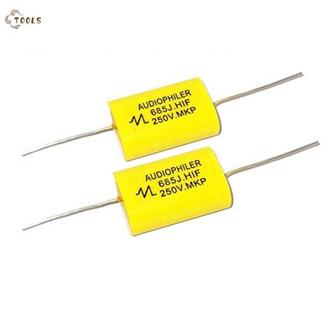 Capacitor Crossover Electrodeless In Line MKP HIFI Replacement 250V 6