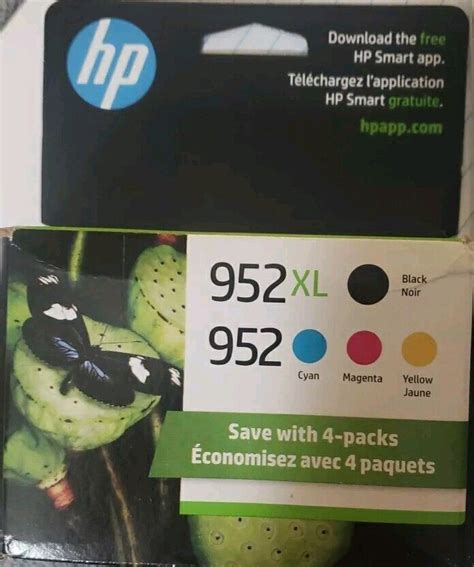 4 Pack Hp Genuine 952xl Black And 952 Color Ink Officejet Pro 8720 Exp 012026 889894824653 Ebay