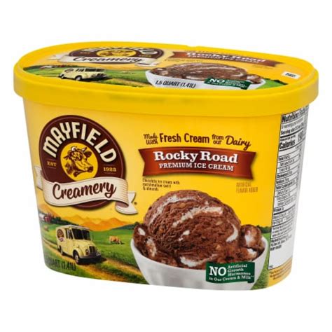 Mayfield Creamery® Rocky Road Ice Cream Tub 1 5 Qt Frys Food Stores