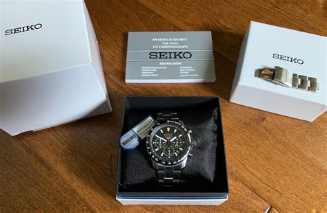 SOLD: Seiko Chronograph Tachymeter Watch SSB031, Speedmaster ...