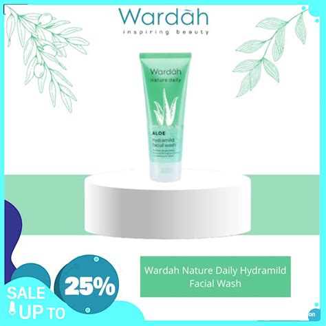 Jual Wardah Hydrating Aloe Vera Gel Hydramild Facial Wash Gel Ml