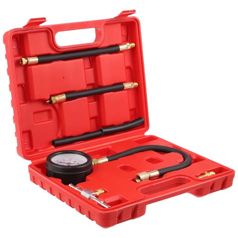 Nishuna 1 Set Fuel Pressure Test Kit Fuel Pressure Gauge Fuel Injection Pump Pressure Tester