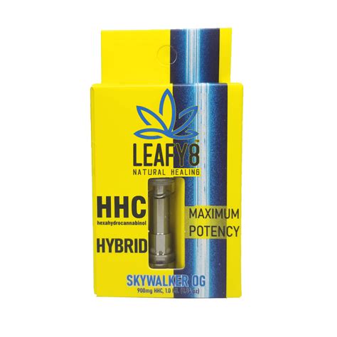 HHC Vape Cartridge Skywalker OG CDT Leafy8 Delta 9 THC Delta 8