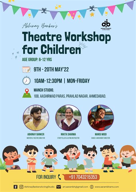 Childrens Theatre Workshop Theatre Workshop By Aarambh Arts Academy