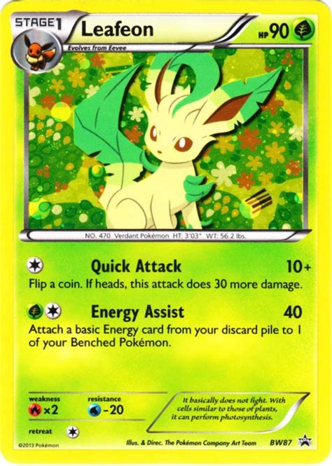 Leafeon Bw English Promo Pokumon