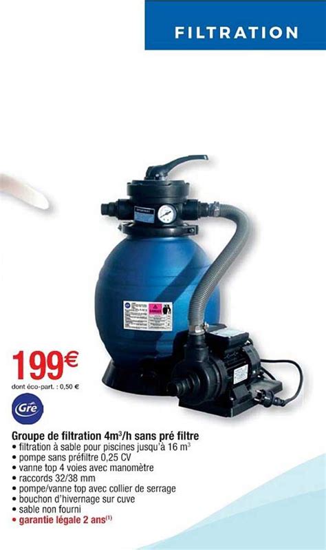 Promo Groupe De Filtration Yzaki Avec Timer Chez Cash Piscines