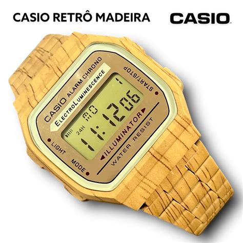 Rel Gio Digital Feminino Casio Uniquess Loja Virtual