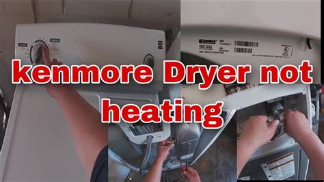 How To Fix Kenmore Dryer Not Heating Kenmore Timer Replacement Model 11060022010 Youtube