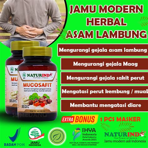 Jual Herbal Mucosafit Naturindo Isi Kapsul Untuk Membantu Mengatasi