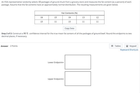 Solved An Fda Representative Randomly Selects Packages Of Chegg