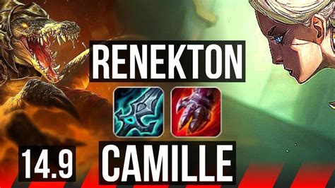 Renekton Vs Camille Top Solo Kills K Dmg Legendary