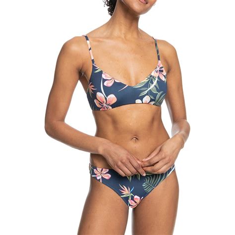 Roxy Set Bikini Μπουστάκι Μπλε ERJX203505 BSP6 Skroutz gr