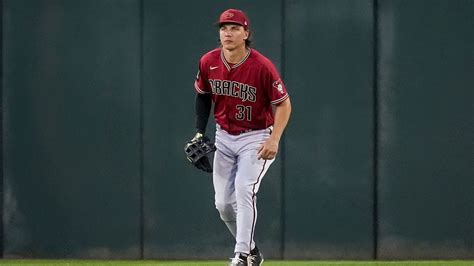 Diamondbacks Jake Mccarthy Makes Incredible Catch Before Toppling Into