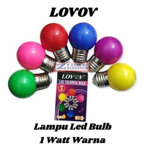 Jual Lampu Led Warna W Lampu Tidur Led Watt Warna Lovov Shopee