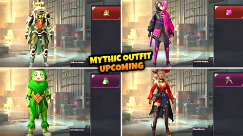 Upcoming Mythic Outfit Full Set Pubg Lite Pubg Lite New Winner Pass