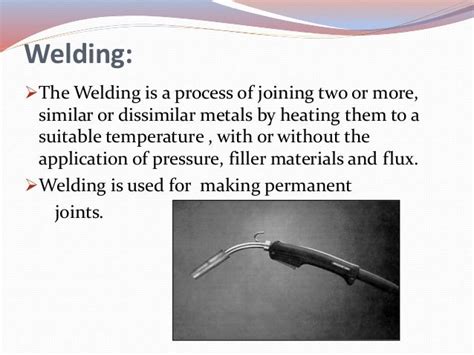 Ppt Presentation Of Welding