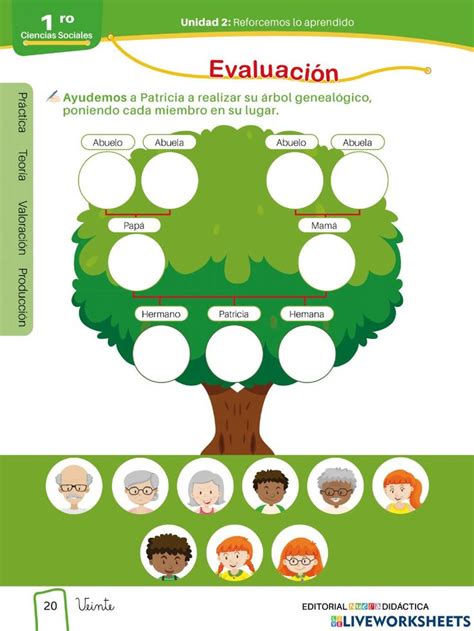 Árbol Genealógico Ciencias Sociales Activity Map Art