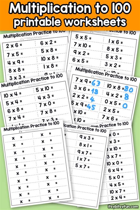 Multiplication Worksheets Itsy Bitsy Fun Worksheets Library