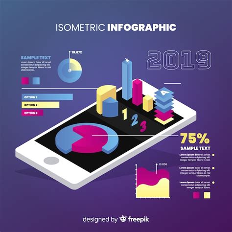 Infografía Isométrica Vector Gratis