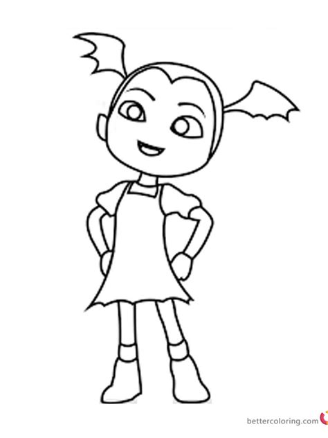 Vampirina Coloring Sheet Printable Coloring Pages Sexiz Pix