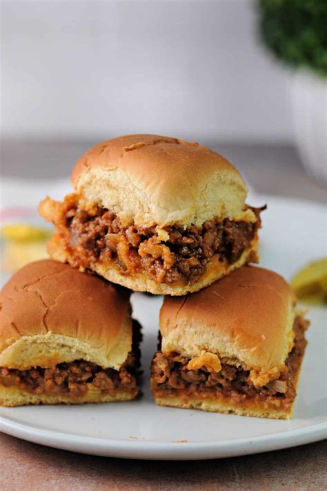 Sloppy Joe Sliders Ovenspiration