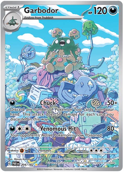 Garbodor Paradox Rift Pokemon Card