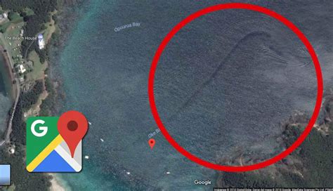 Google Maps Legendaria Serpiente Marina Aparece En Medio Del Oke