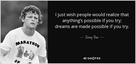 TOP 25 QUOTES BY TERRY FOX | A-Z Quotes