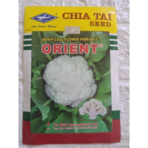 Jual Benih Kembang Kol Orient Bibit Cauliflower Bunga Kol Chia Tai Seed