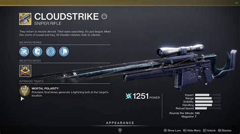 Destiny Cloudstrike Exotic How To Get