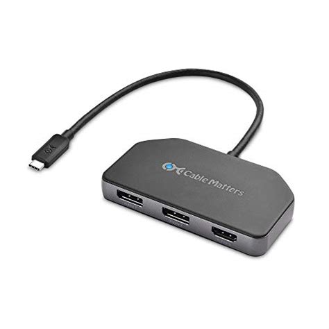 Buy Cable Matters 4K Triple Display USB C Hub With 100W Laptop Charging