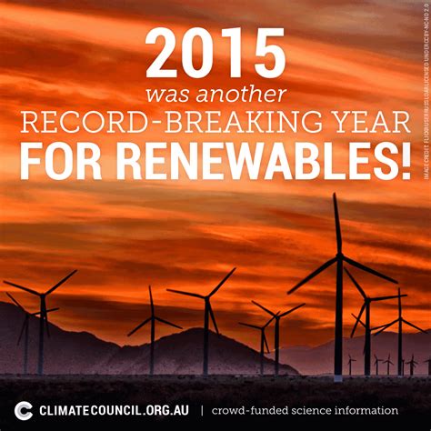 Was Yet Another Record Breaking Year For Renewables Climate Council