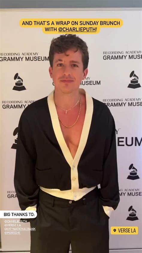 Charlie Puth Updates On Twitter Instagram Charlie Puth Via