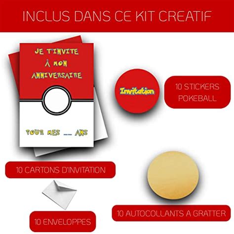 Rxlite Nouveaute Kit Creatif De Cartes Dinvitation Anniversaire A