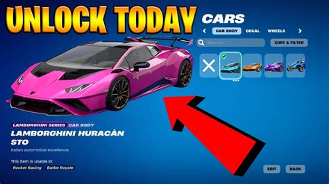 How To Get Unlocked Lamborghini Huracan STO NOW TODAY In Fortnite