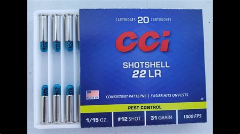 Cci Lr Shotshell Aka Snakeshot Youtube