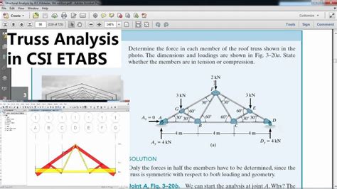 Csi Etabs Truss Analysis Example Book Structural Analysis